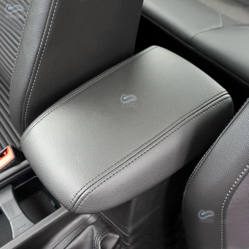 

Car Accessories Microfiber Leather Center Control Armrest Box Cover Sticker Trim For Ford Focus 2015 2016 2017 B customize color