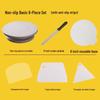 Zhaoran Wheat Straw Look Cake Decorating Turntable Basic 6-Piece Set