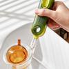 Cup Brush Soft Food-Grade Bristles Extended Non-Slip Handle 3 in 1 Cleaning Brush Cups Glasses Baby Bottles Cleaning Tool