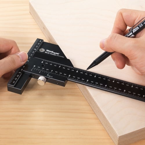 Woodraphic Professional Dual Function Vernier Caliper, Small, for Measuring and Marking with Two Aluminum and Steel Framing Tools