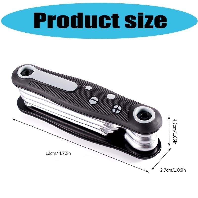 652F Reliable Comprehensive Manual Folding Screwdriver Tool Set Suitable for Everyday Repairs Fixes Home And Professional Use