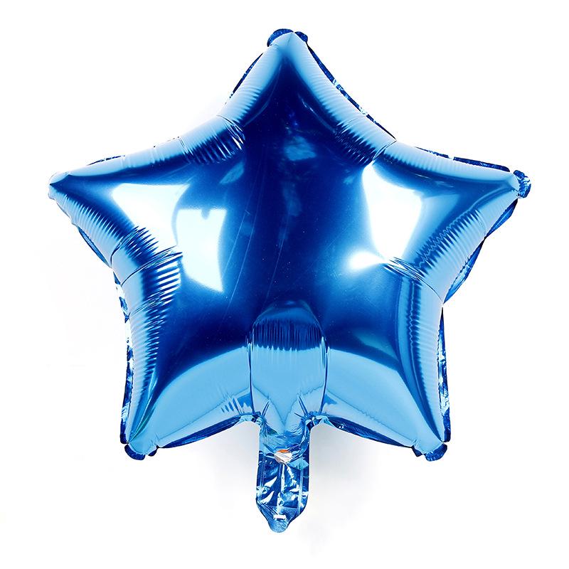 18-Inch Star & Heart Foil Balloon - Festival, Birthday, Wedding Decoration