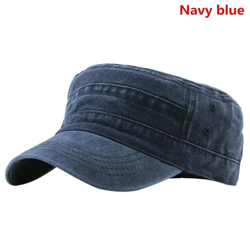 Big Head Man Large Size Pure Cotton Army Make Old Flat Cap Outdoors Baseball Cap Fishing Cap Summer Sun Hat