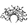 Horror Halloween Headband Realistic Cosplay Costume Prop New Snake Hair Hoop  Party Supplies