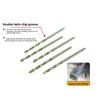 10PCS Straight Shank Twist Drill Bits Twist Design HSS Drill Bits Drill Bits  Industrial Use