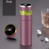 Thermos For Tea and Water With Separate Tea Infuser Smart Led TEMPERATURE DISPLAY 316 Stainless Steel Water Bottle Teaware 450ML