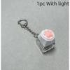 2pcs Cute Cat Claw Keychain Soft Fidget Decompression Toy Portable Key Ring for Backpack Decor Kids Gift