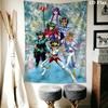 Saint Seiya Knights Zodiac Tapestry Fashion Print Background Cloth Soft Background Wall Hanging Cloth Atmospheric Background Cloth