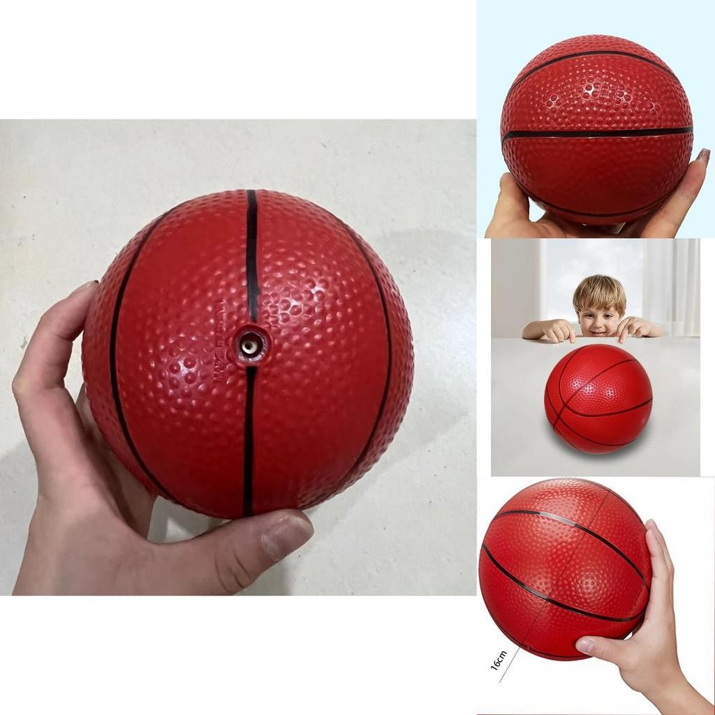 Soft Pvc Infant Baby Grabbing Small Basketball Inflatable Elastic Toy Ball 12cm For Children