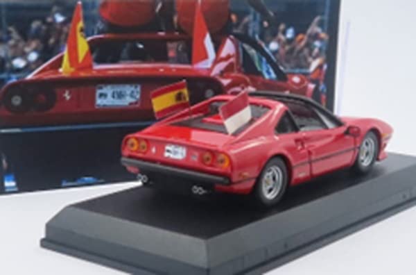 BESTMODEL Ferrari 308 GTS Mexico GP Drivers Parade 2022 Finished Product 1/43 Leclerc/Sainz