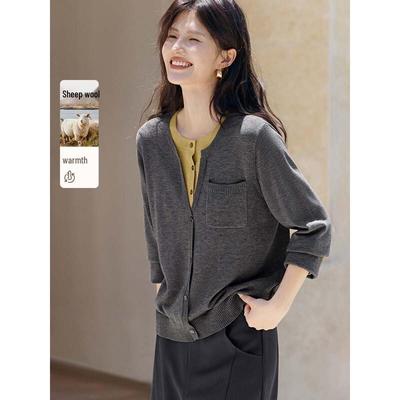 XWI Women's Faux Two-Piece Colorblock Knit Sweater