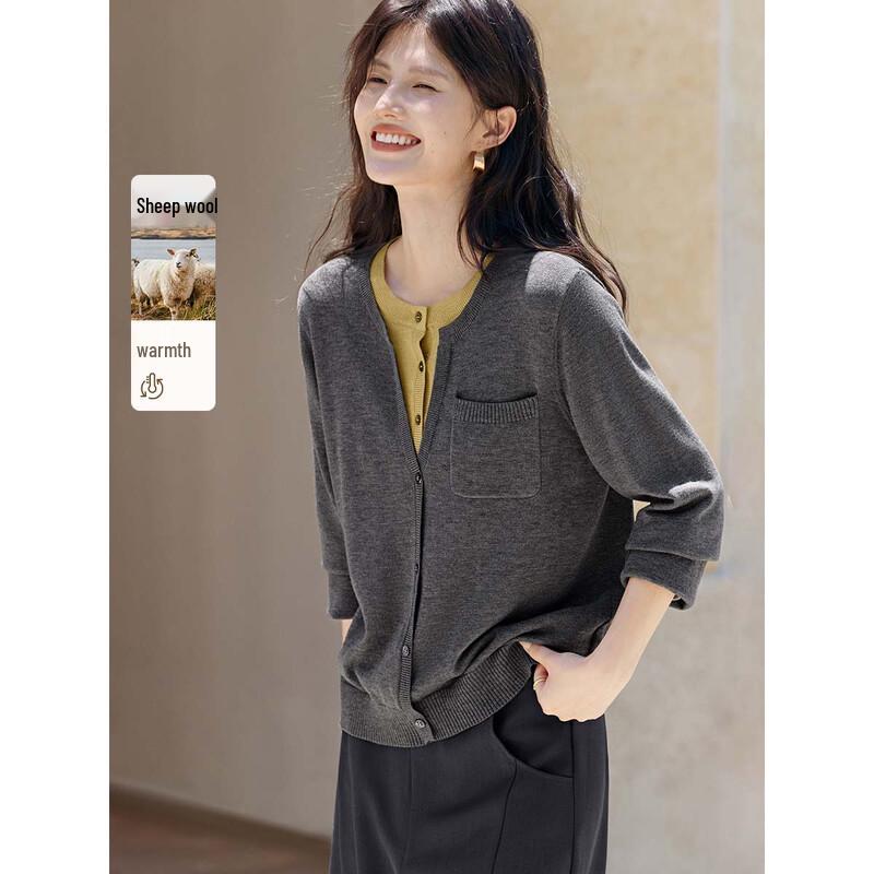 XWI Women s Faux Two-Piece Colorblock Knit Sweater M