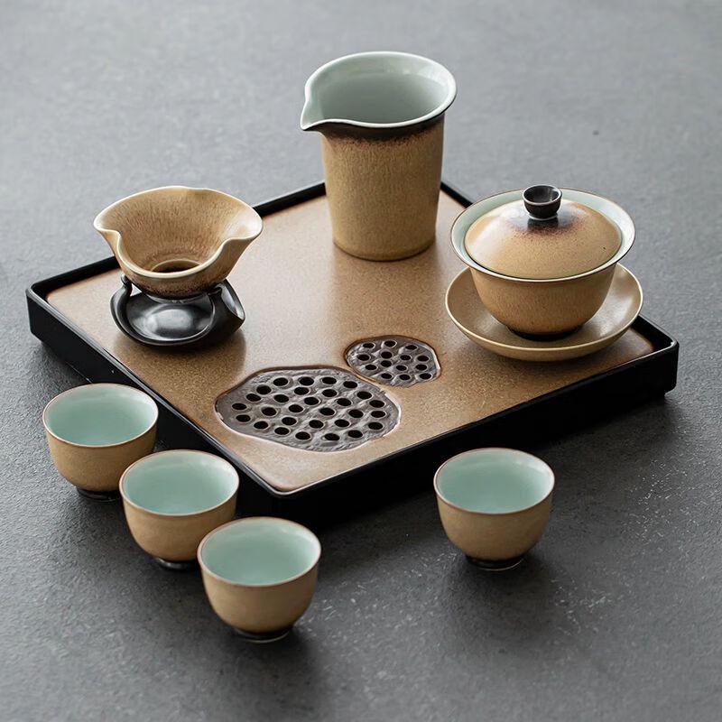 

Qianyu Kiln Glaze Ceramic Kung Fu Tea Set