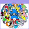50 Stück Alphabet Lore Wasserdichte Wiederverwendbare Klebeaufkleber Zur Dekoration