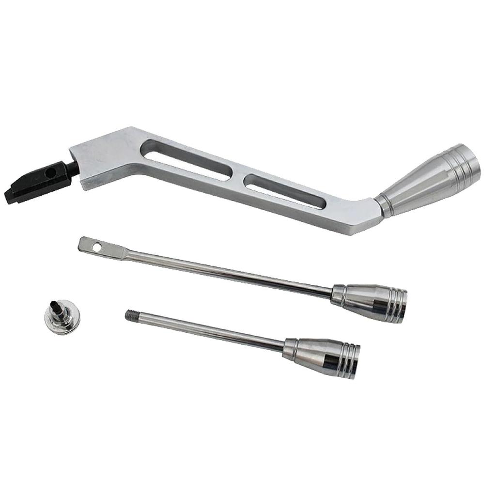 Polished Billet Aluminum Column Shifter Lever,Turn Signal, Lever Hazard Boots & Tilt Kit For 1967-1994 GM Columns Chevrolet Buick Oldsmobile Pontiac