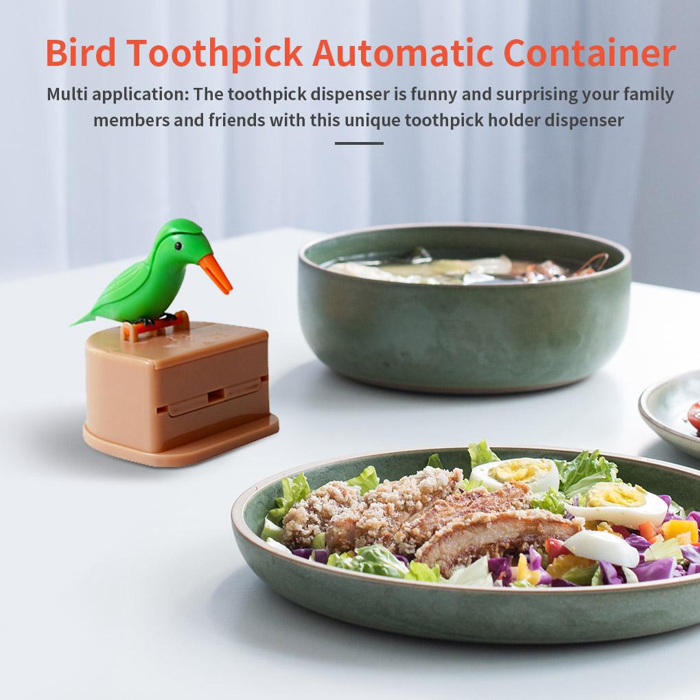 Toothpick Box Toothpick Storage Casetomatic Dispenser Bird Shape Holder