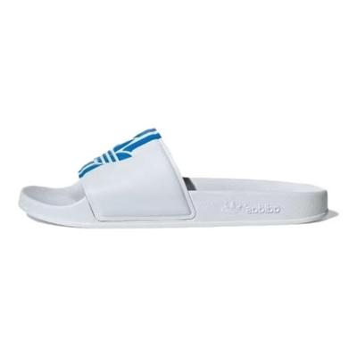 Adilette Slide White Bright Blue Unisex Sneakers Cloud-White ID5789