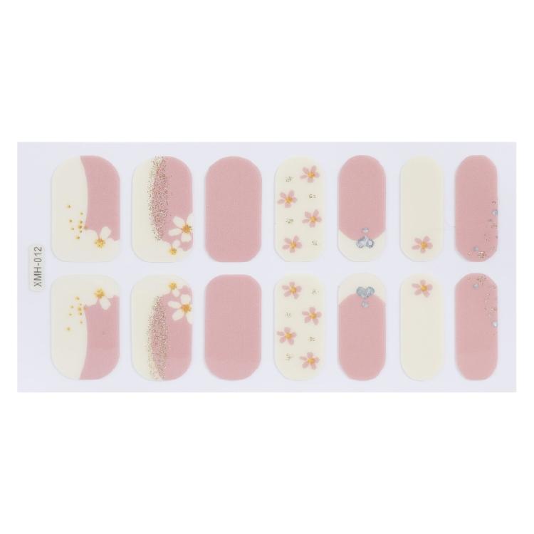 Flower Nail Art Stickers Full Wrap Nail Stickers Self-Adhesive Nail Art Decals