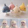 2-18 Months Soft Baby Winter Hats Crochet Kids Beanie Hats Fashion Newborn Hat  Boys Girls