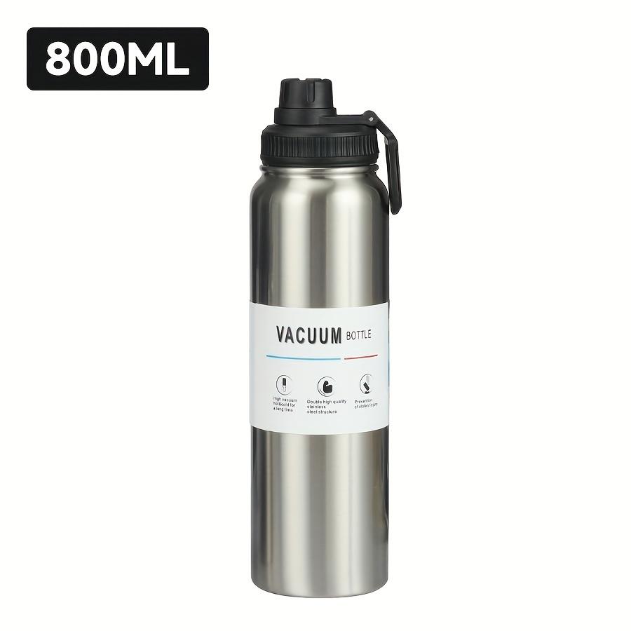 1pc, Vacuum Sports Water Bottle, 304 Stainless Steel Water Cups, Portable Travel Water Bottles, for Camping, Hiking, Fitness, Outdoor Drinkware