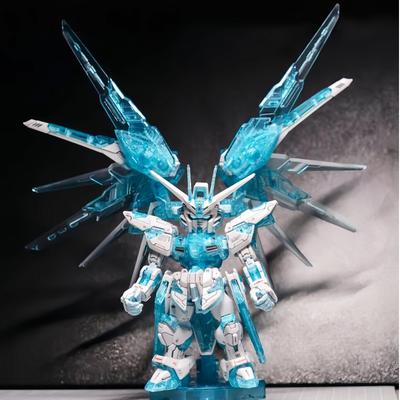 Hot GaoGao Strike Freedom Ice Blue Color Mgsd Assembly Model Kit Action Figures Toy Transparent Version Robot Mecha Poseable Articulated Scale