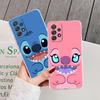 Klare Hülle für Samsung Galaxy A57 A37 A56 A36 A55 A54 A35 A26 A07 A17 A16 A06 A34 A15 Hülle Blau Pink Engel Lilo-Stitch Cartoon