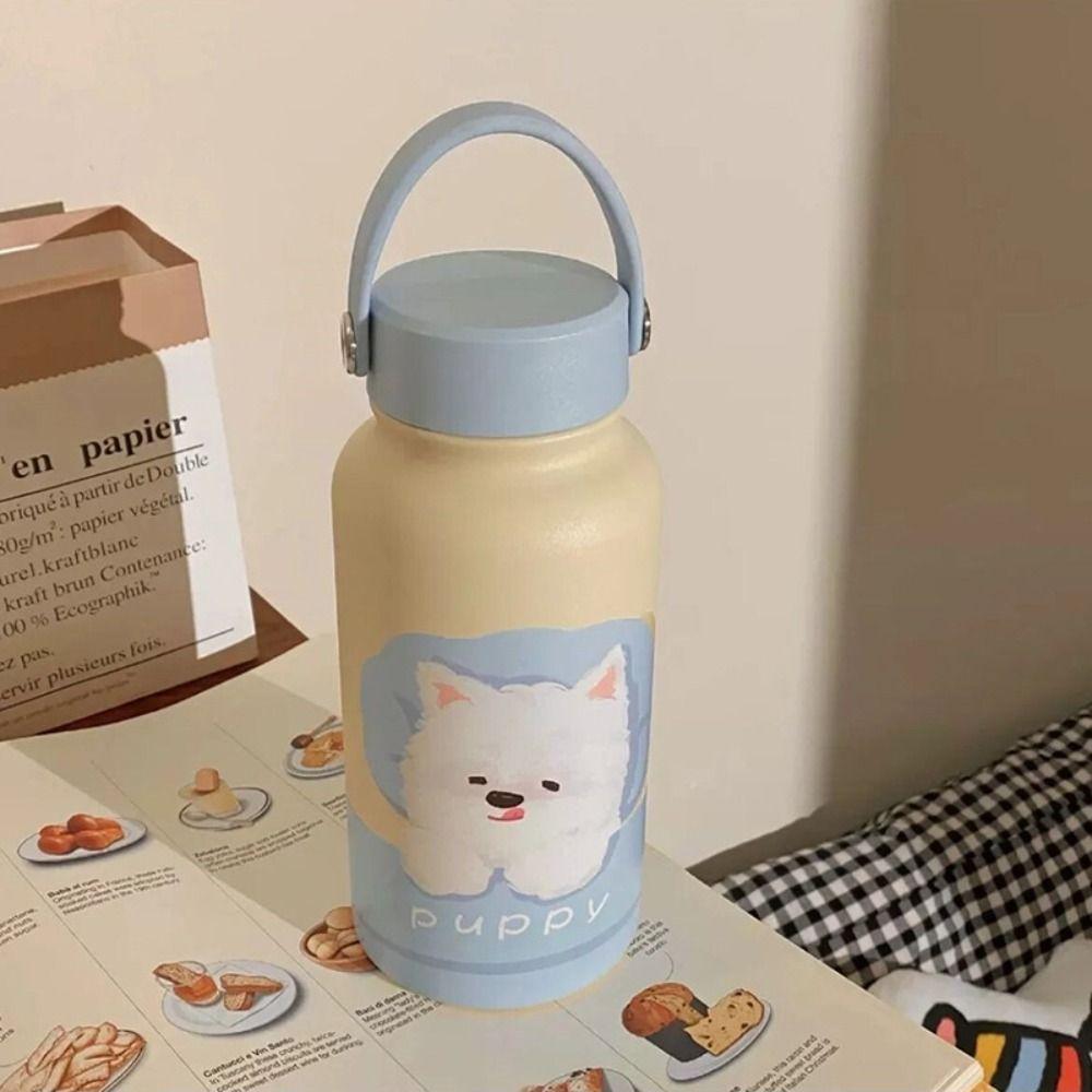 900ml Portable Insulation Cup Leak-proof Thermal Cup Travel Tumbler Insulated Water Bottle  Kid