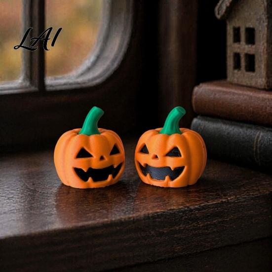 Halloween Party Favors Pumpkin Clicker Built-In Mechanical Shaft Body 3D Printed Decompression Creative Holiday Desk Ornaments Toy Stress