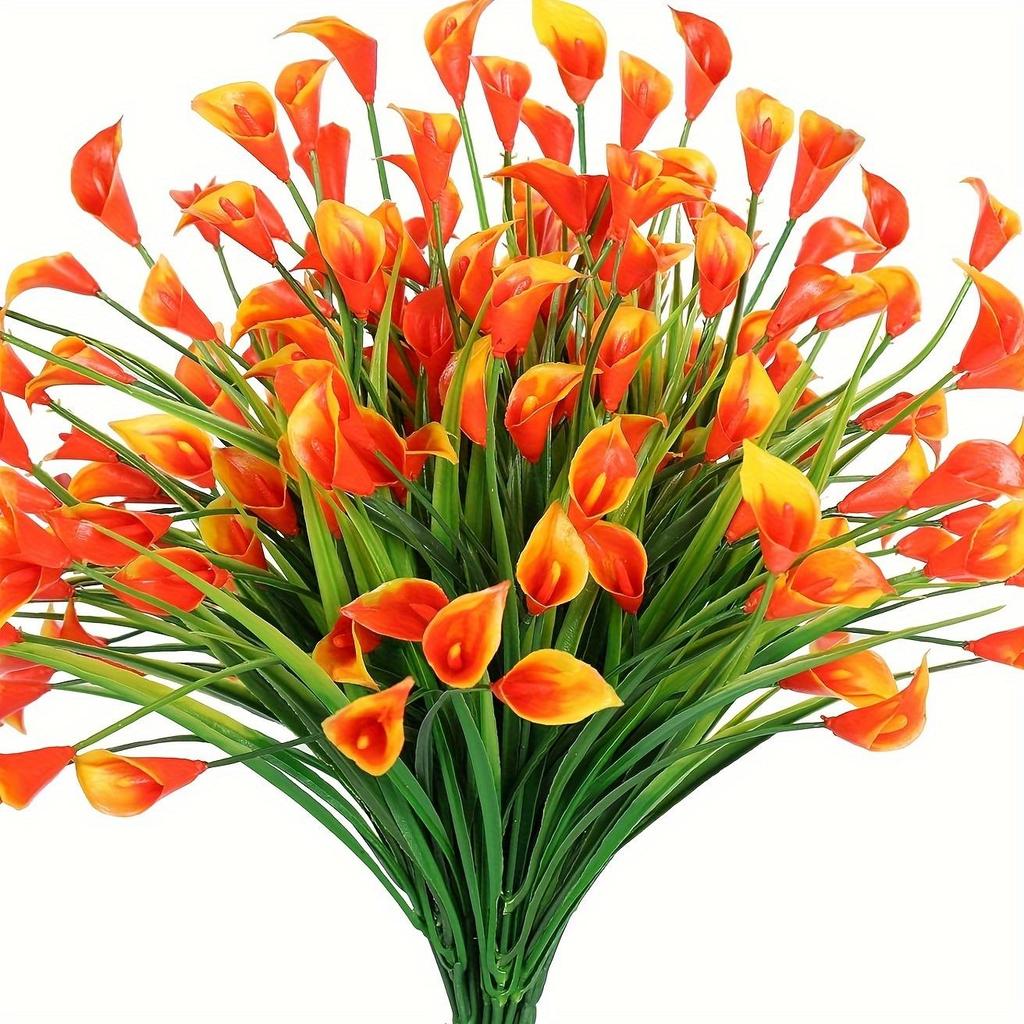 Künstliche Tulpen, Lebendige gemischte Farben, Realistische Plastikblumen für Innen- und Außendekoration, Großartig für Zuhause, Veranda und Friedhofsdekoration