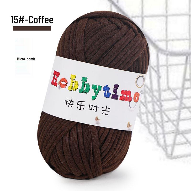 Cloth Strip Yarn DIY Crochet Kit: Handmade Bag, Knitting Material for Cushions, Carpets, and Dolls