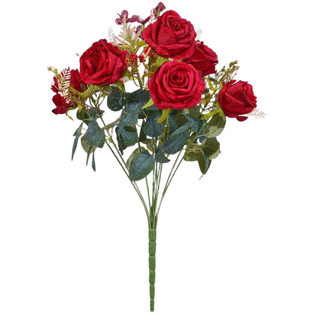 Artificial Multicolor Roses for Wedding Party Decor DIY Crafts Home Floral Arrangements Photography Props Outdoor Indoor Use
