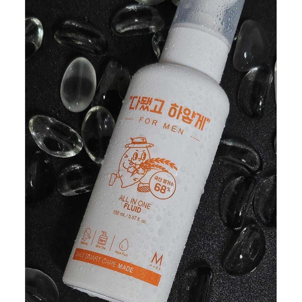 Made Is fInIshed And White  68  Rice Bran All In One Lotion For Men 150ml