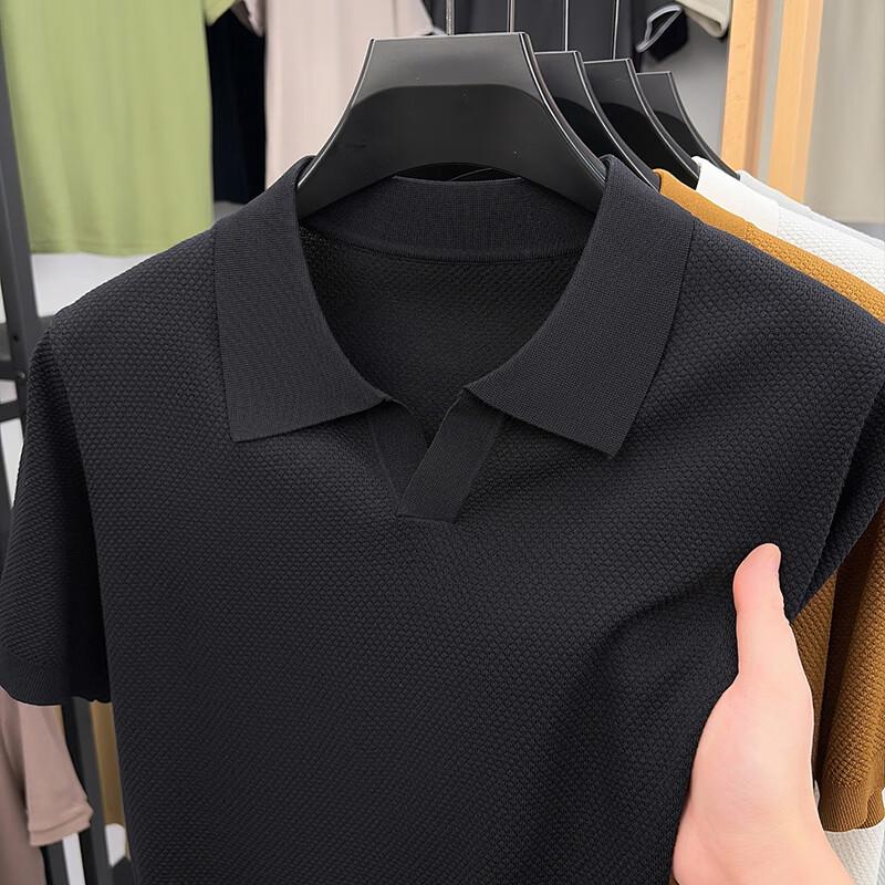 Yiliteng Men s Short Sleeve Polo Shirt 180/XL