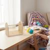 Yarn Spool Rack Knotsnag-resistantFree Wooden Yarn Holder Crafting Supply Sturdy Wood Even Rotation for Crocheters