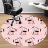 1pc Courage the Cowardly Dog Office Round Area Rug, Under Office Chairs Bedroom Living Room Home Decor  a1022223