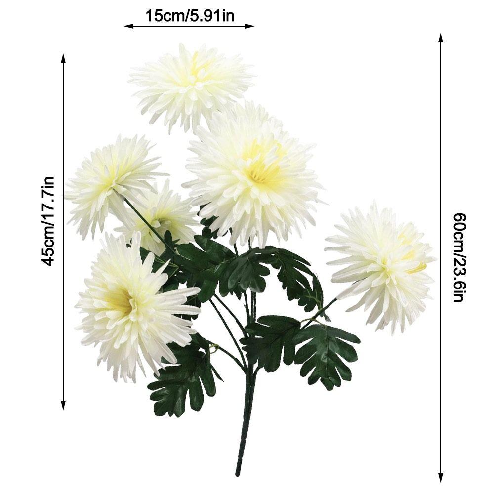 DIY Flower Artificial Flower 7Head Flowers Bouquet Fashion Fake Flowers  Photography Props