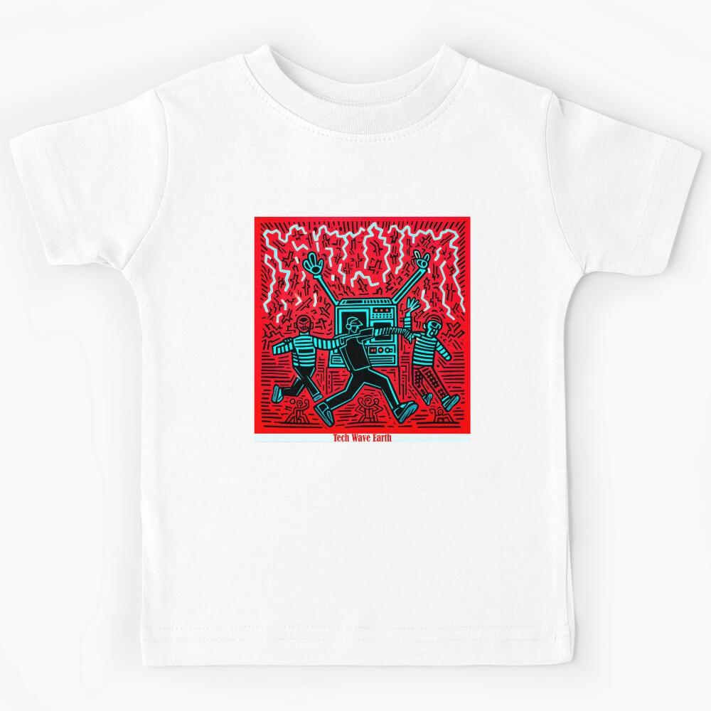 Tech Wave Earth Kids T-Shirt 130