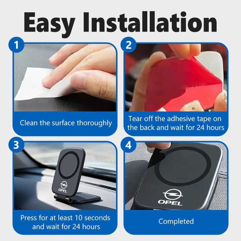 Car Magnetic Phone Holder Foldable Anti-shake Navigation Phone Stand For Opel Insignia Astra G J F K Vectra C H Corsa C B D