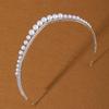 Elegant Pearls Crystals Headband for Formal Event Wedding Reception Hair Ornament With Secure Fit