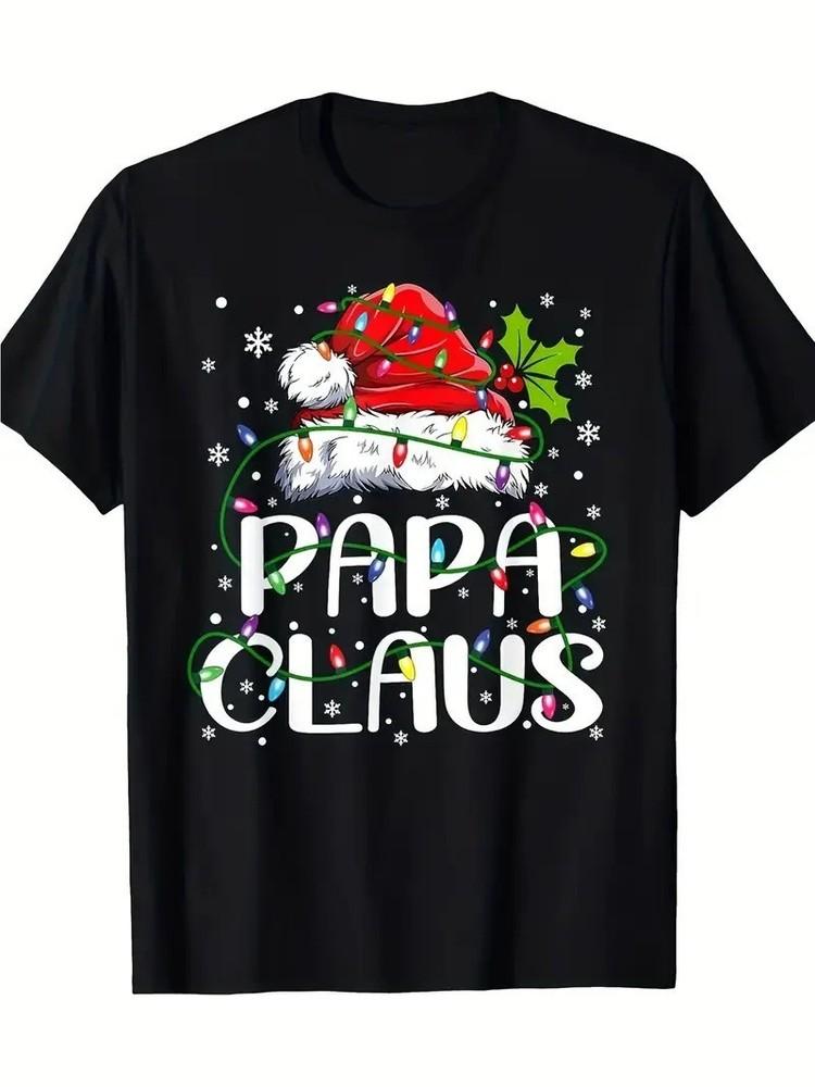 

Papa Claus Christmas Lights Pajama Family Matching Shirt S-3XL Q241 M