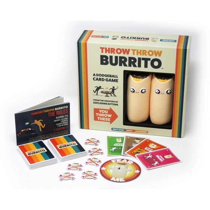 Asmodee Jeu De Cartes De Balle Au Prisonnier Throw Burrito (ENG)
