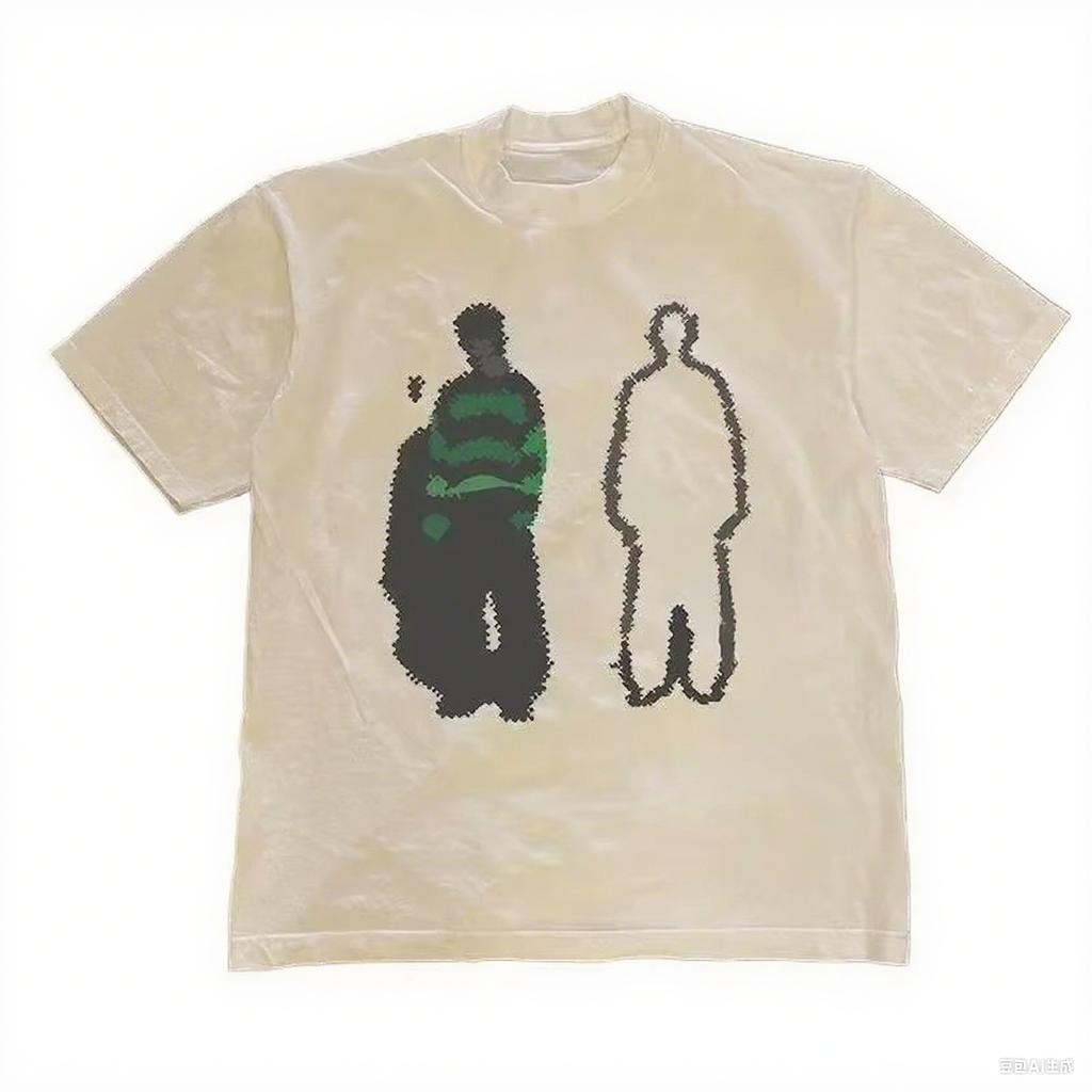 Comfortable Summer New Street Style Versatile Short-sleeved T-shirt for Both Men and Women Casual and Trendy Top