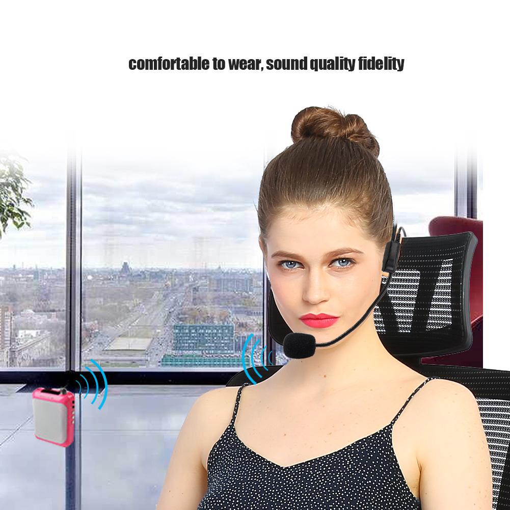 Mini XLR 3 Pins TA3F Plug Professional Wireless Head Wear Mic Headset Microphone