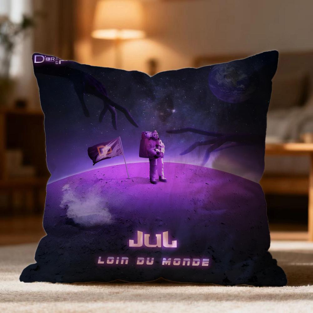 Hot J-JJuL Cushion Cover Soft Washable Pillow Case Multi-Scene for Couch Bed Travel Office Use