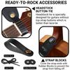 [Amumu] Guitar Strap Paisley Vintage Jacquard for Bass, Electric & Acoustic Guitar Accessories