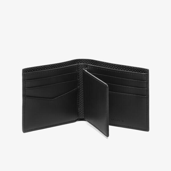 Lacoste Chantaco Leather Bifold Wallet Bb Nh3870c54g 000