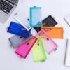 Mesh Pencil Pouches With Transparent Design And Durable Zipper Perfect For School Exams Office Daily Storage