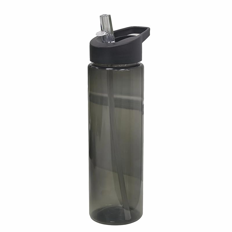 

[Made of resin that can come in contact with food] MYEEDA water bottle 700ml bottle Easy to wash water bottle with straw BPA free plastic transparent