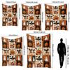 Soft Fleece Blanket Halloween Seasonal Use - Digital Print Cartoon Design Warm Lightweight Throw Bed Sofa Nap