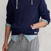 Polo Ralph Lauren FW22 Solid Color Hooded Pullover Long Sleeve Sweatshirt Men Sweatshirt Navy-Blue MNPOKNI16821638-410